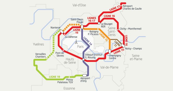 Plan du Grand Paris Express